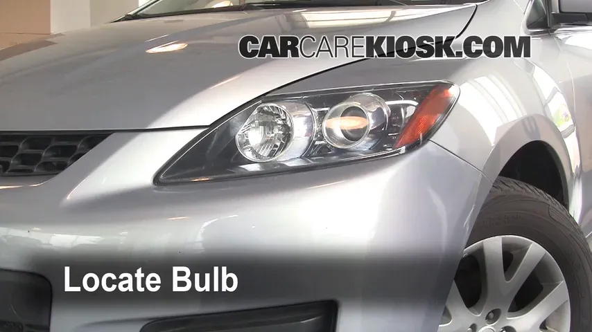 2008 Mazda CX-7 Sport 2.3L 4 Cyl. Turbo Lights Headlight (replace bulb)